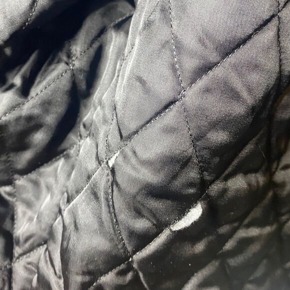 Roots “Richard” Leather Car Coat Vintage Black Treated size L Zip Front Y - Picture 11 of 16